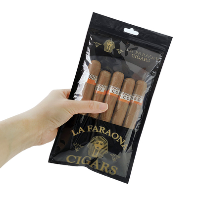 Custom Luxury Leather Cigar Travel Case with Humidifier Portable Cedar Lined Humidor Bag Moisture Control Ziplock Pouch