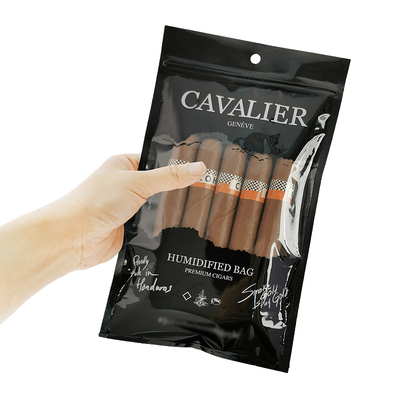 Portable Cigar Moisturizing Bag Wholesale Cigar Plastic Bag New Arrival Cigar Moisturizing Bag