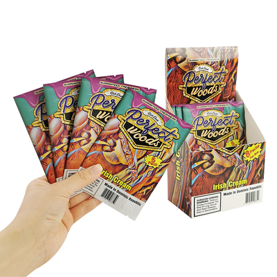 Custom Logo  Heat Seal Foil Mylar Bag Humidity Tobacco Packaging Zip Plastic Humidor Cigar Ziplock Bags
