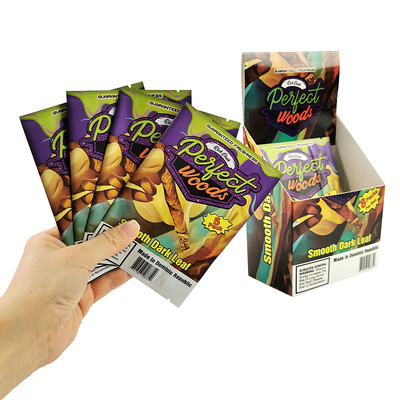 Custom Logo  Heat Seal Foil Mylar Bag Humidity Tobacco Packaging Zip Plastic Humidor Cigar Ziplock Bags cigar moisture bags
