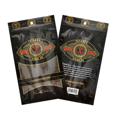 Custom Print Plastic Hand Rolling Smoking Accessories Custom Tobacco Cigar Travel Bag for Packaging Pouches