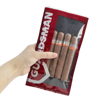Customization Logo Humidity Tobacco Cigar Bags Ziplock Cigar Humidor Packaging Bag Travel Humidity Humidifier Bag