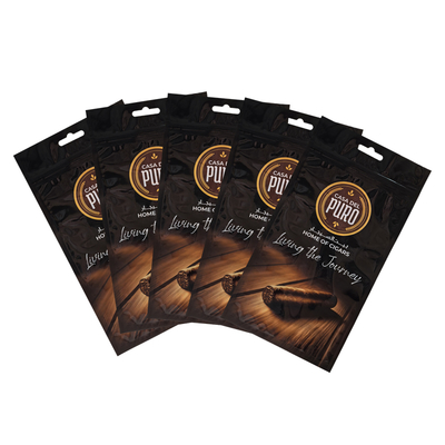 Custom Printed Plastic Cigar Zip Lock Packaging Bag With Zipper Tobacco Cigar Mylar Bag