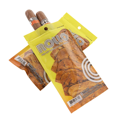 Custom Plastic Mini Portable Travel Cigar Humidor Packaging Bags Tobacco Humidifier Pouches for Cigar Related Accessories