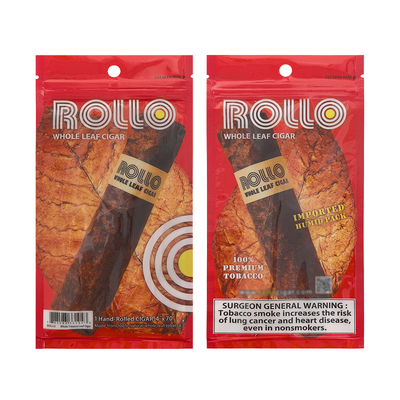 Custom Plastic Mini Portable Travel Cigar Humidor Packaging Bags Tobacco Humidifier Pouches for Cigar