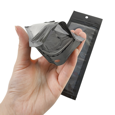 Custom Mylar Ziplock Resealable Cigar Bag Plastic Hand Rolling Smoking Accessories Packaging Pouches for Moisturizing Food