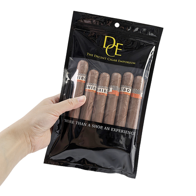 Eco Friendly Reusable Keep Cigars Moist & Fresh Tbacco Products Cigar Bags Zipper Bag Cigar Travel Humidifier Bag