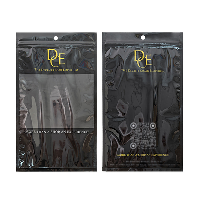 Eco Friendly Reusable Keep Cigars Moist & Fresh Tbacco Products Cigar Bags Zipper Bag Cigar Travel Humidifier Bag