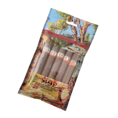 Plastic Zipper Tobacco Mylar Pouch Leaf Wraps Moisturizing Cigar Packaging Bag with Hygrometer Layer