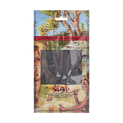 Plastic Zipper Tobacco Mylar Pouch Leaf Wraps Moisturizing Cigar Packaging Bag with Hygrometer Layer