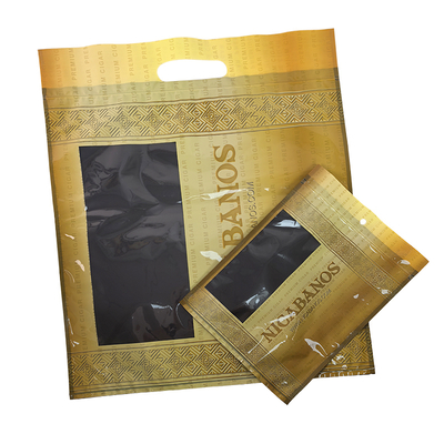 Manufacturer Custom Ziplock Plastic Tobacco Cigars Packaging 2-way Humidity Control Moisture Humidifier Humidor Pouch Bag