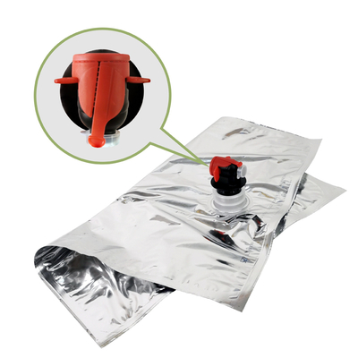 Custom Aluminum Transparent Bib Bag 5L Juice Packaging Drink Pouch Wine Bag in Box