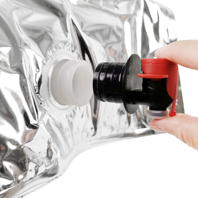 Custom Aluminum Transparent Bib Bag 5L Juice Packaging Drink Pouch Wine Bag in Box