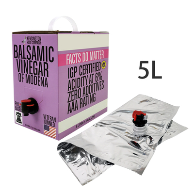 Custom Aluminum Transparent Bib Bag 5L Juice Packaging Drink Pouch Wine Bag in Box