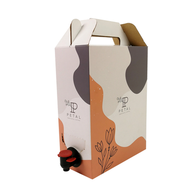 1L/2L/3L Custom Coffee Box Disposable Coffee Bag in Box with Valve Dispenser