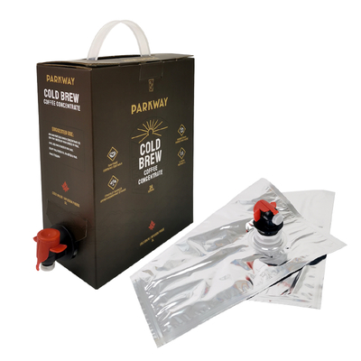 Custom 3L Aluminum Bib Bag in Box Bags with Dispenser Tap for Liquid Juice Wine Coffee Olive Oil Packaging Bags with Bib Tap