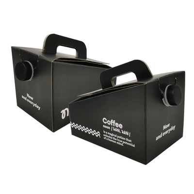 Custom Logo Print 1L 2L 3L 5L 10L Disposable Coffee Drink Wine BIB Bag in Box Dispenser Coffee To Go Take-out Aseptic Bag in Box