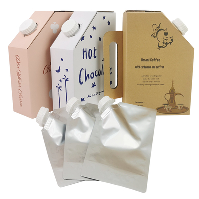 Plastic BIB Bag in Box 1L Hot Coffee Box Liquid Packaging