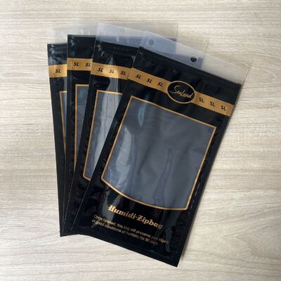 Ziplock Design Custom Cigar Bags Custom Printed Durable Resealable Packaging Bags Ideal for Retail and Storage Solutions