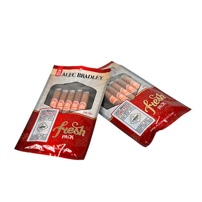 Volume 5 Cigars Cigar Humidor Bags Food-grade TPU PE Material Ziplock Design Airtight Seal Long-lasting Moisture Seal