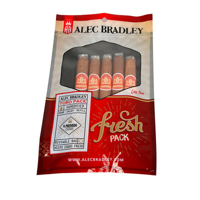 Volume 5 Cigars Cigar Humidor Bags Food-grade TPU PE Material Ziplock Design Airtight Seal Long-lasting Moisture Seal