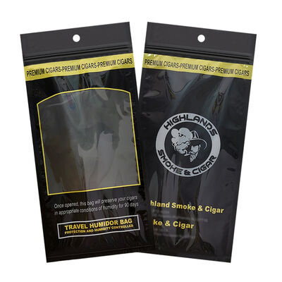 Medium Cigar Humidor Bags designed with Ziplock closure made from 009mm material providing storage solution to maintain cigar and freshness