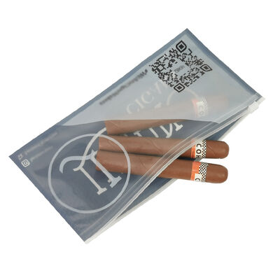 Portable cigar humidor bags with moisturizing system and transparent window for easy display and long lasting freshness of cigars