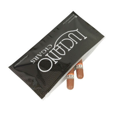 Portable cigar humidor bags with moisturizing system and transparent window for easy display and long lasting freshness of cigars