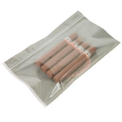 Volume 5 Cigars Cigar Packaging Bag Food Grade TPU And PE Durable Resealable Moisture Proof Pouch Suitable For Cigars Storage