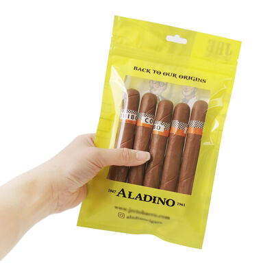 Cigar Moisturizing Plastic Zipper Bags Eco Friendly Cigar Packaging Bag Designed to Preserve Cigars While Reducing Waste
