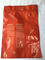 Metal Mylar Ziplock Red Aluminum Foil Ziplock Bags 3 Side Sealing Eco Friendly