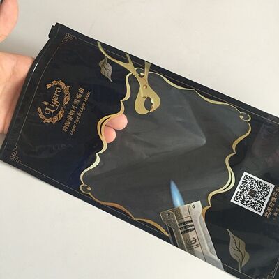 Food-grade TPU And PE Material Cigar Bags Custom Volume 5 Cigars Leak Proof Airtight Storage Bags for Cigar Preservation