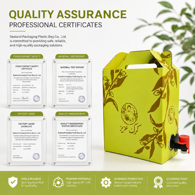 20L 25L 220L 5L 10L Plastic Bag In Box Square Rectangular Durable Liquid Packaging Container Solutions