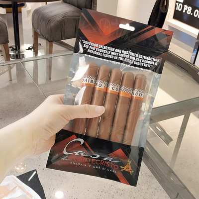 0.09mm Materials Cigar Humidor Bags Featuring Inside Humidity Sheet Custom Color Options Designed for Cigar Preservation