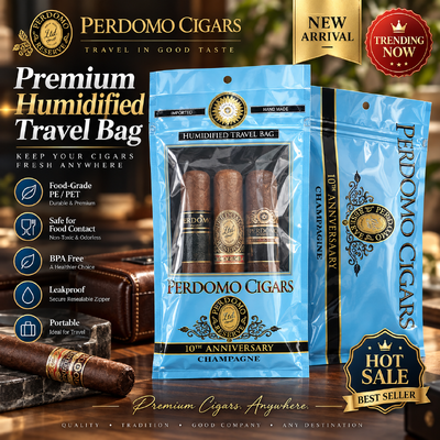 Cigar Humidor Bags Lightweight Compact Portable Storage Bags Offering Protection and Freshness for Cigars