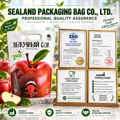 Free Sample Stand Up Pouch With Spout Gravure Printing Style Customizable Packaging For Juice Sauce And Liquid Products