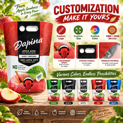 Free Sample Stand Up Pouch With Spout Gravure Printing Style Customizable Packaging For Juice Sauce And Liquid Products