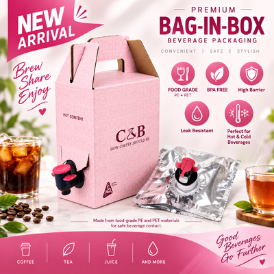 Customized Bag In Box Featuring Accessories Tap Spout Capacity Options 5L 10L 20L 25L 220L Designed for Liquid Dispensing