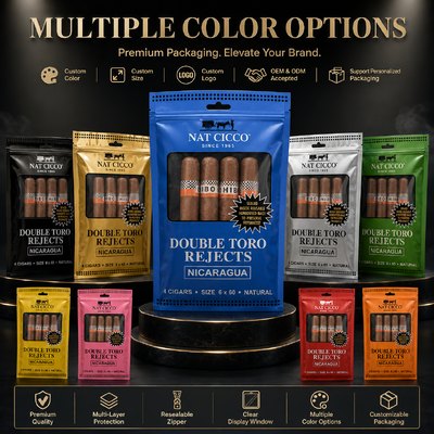 Cigar Packaging Bag Suitable for Retail Display and Bulk Packaging Requirements