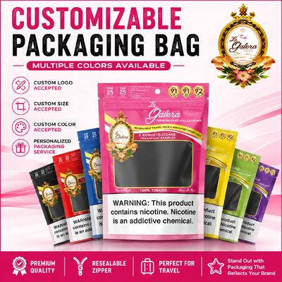 Cigar Humidor Bags Volume 5 Cigars Tear-resistant Puncture-resistant Durable Portable Carry Case