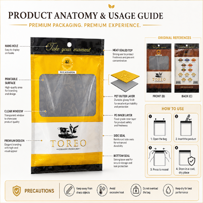 Tear-resistant And Puncture-resistant Humidified Cigar Bags Custom Color Durable Packaging For Long Term Cigar Freshness