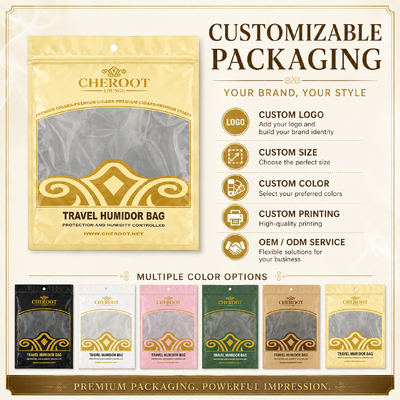 009mm plastic cigar bags cigar moisturizing plastic zipper bags crafted to maintain optimal humidity and freshness for cigars