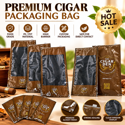 Cigar Humidor Bags 009mm Thickness Providing Moisture Barrier and Long Term Storage Solution