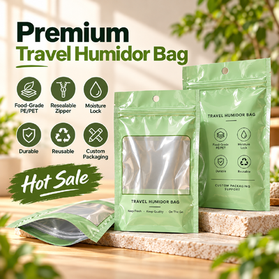Holds 5 to 20 Cigars Depending On Size Plastic Cigar Bags Clear Protective Bags Designed To Maintain Cigar And Freshness