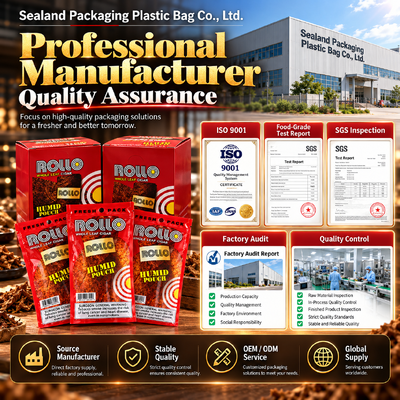 Cigar Packaging Bag Designed to Preserve Cigars While Offering Convenient Portable Storage Option