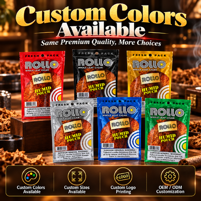 Cigar Packaging Bag Designed to Preserve Cigars While Offering Convenient Portable Storage Option