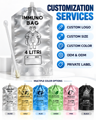 Stand Up Pouch Spout Pouches Customized Thickness Resealable Packaging Designed to Prevent Spills and Maintain Freshness