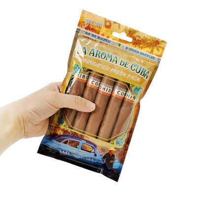 Bag Cigar Humidor Bags Volume 5 Cigars Thickness 0.09mm Perfect Solution for Keeping Cigars Fresh and Well Preserved