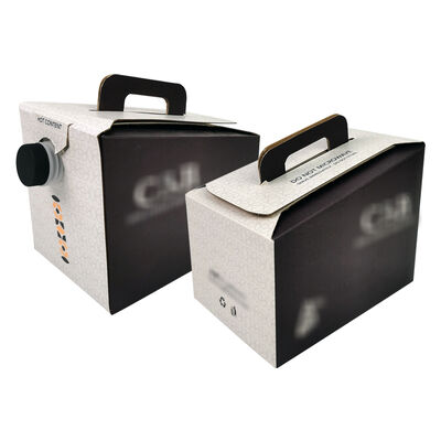 Customized BIB bags in Box made from eco friendly materials ensuring safe packaging and extended shelf life for liquids