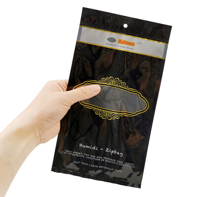Medium humidified cigar bags customizable color ideal for cigar wholesalers and retailers seeking packaging that maintains cigar moisture